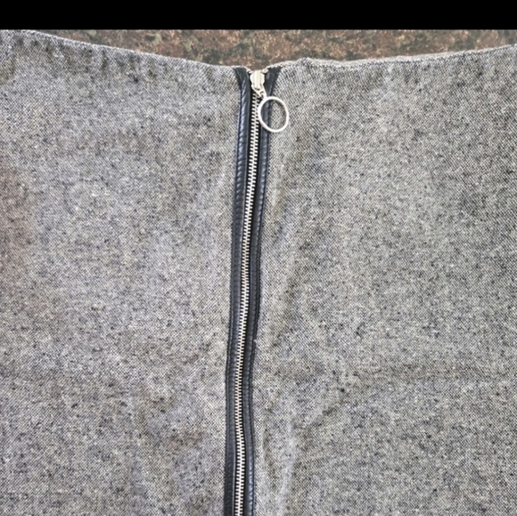 Vintage y2k Old Navy zip up Grey skirt size 6 - Picture 2 of 7